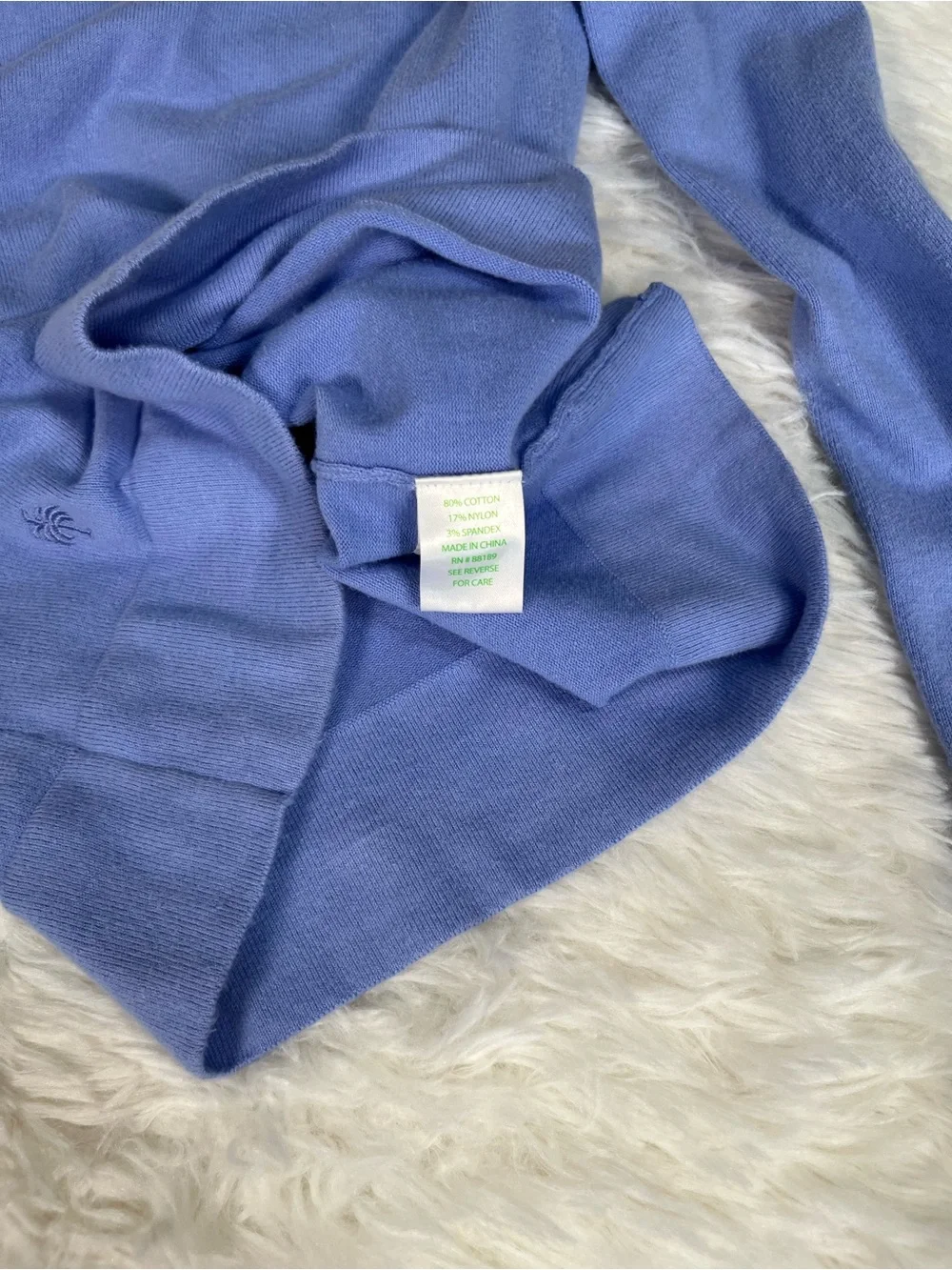 Lilly Pulitzer Marlie Knit Top In Frenchie Blue Size X-Small